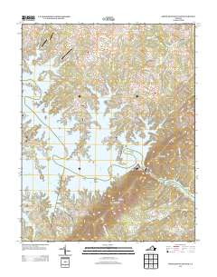 2013 Map of Smith Mountain Dam, 2013 Print