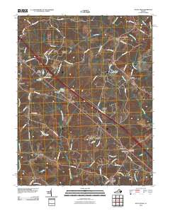 2010 Map of South Anna, 2010 Print