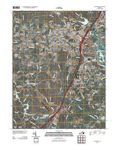 2010 Map of Stafford, 2010 Print