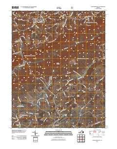 2011 Map of Staffordsville, 2011 Print