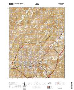 2019 Map of Staunton, 2019 Print