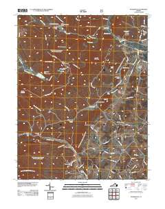 2011 Map of Stokesville, 2011 Print