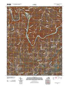 2010 Map of Straightstone, 2010 Print