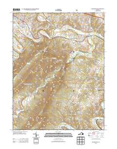 2013 Map of Strasburg, 2013 Print