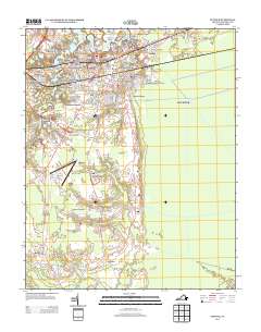 2013 Map of Suffolk, 2013 Print