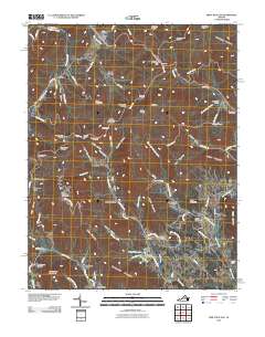 2010 Map of Swift Run Gap, 2010 Print