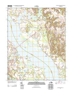 2013 Map of Tappahannock, 2013 Print