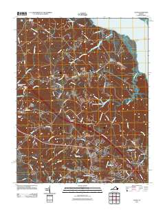 2011 Map of Toano, 2011 Print