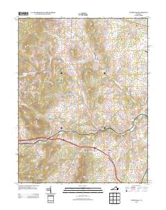 2013 Map of Upperville, 2013 Print
