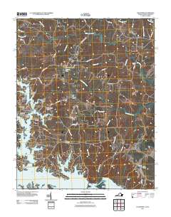 2011 Map of Valentines, 2011 Print