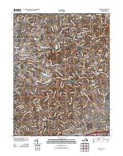 2011 Map of Vienna, 2011 Print