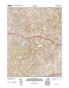 2013 Map of Vienna, 2013 Print