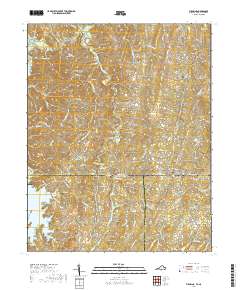 2019 Map of Virgilina, 2019 Print