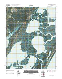 2011 Map of Wachapreague, 2011 Print