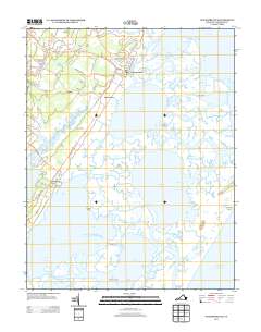 2013 Map of Wachapreague, 2013 Print