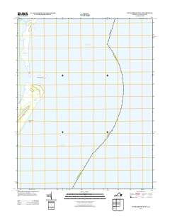2013 Map of Wachapreague OE E, 2013 Print