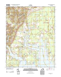 2013 Map of Ware Neck, 2013 Print