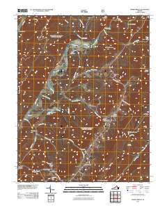2011 Map of Warm Springs, 2011 Print