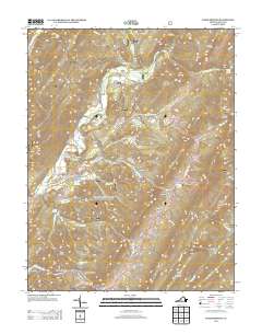 2013 Map of Warm Springs, 2013 Print