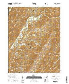 2019 Map of Warm Springs, 2019 Print