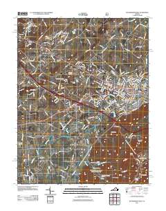 2011 Map of Waynesboro West, 2011 Print