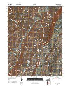 2011 Map of White Hall, 2011 Print