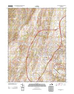 2013 Map of Winchester, 2013 Print