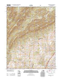 2013 Map of Woodstock, 2013 Print