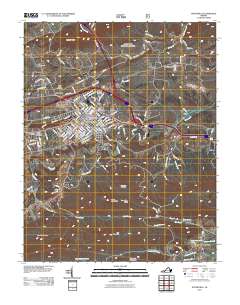 2011 Map of Wytheville, 2011 Print