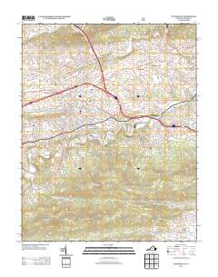 2013 Map of Wytheville, 2013 Print