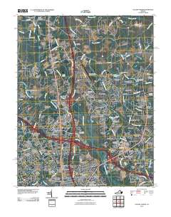 2010 Map of Yellow Tavern, 2010 Print