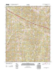 2013 Map of Zion Crossroads, 2013 Print