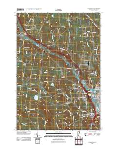 2012 Map of Lyndonville, 2012 Print
