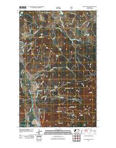 2011 Map of Addy Mountain, 2011 Print