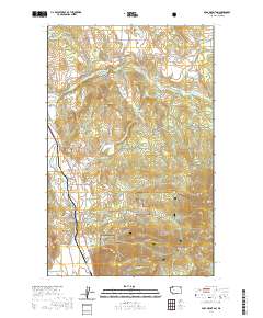 2020 Map of Addy Mountain, 2020 Print