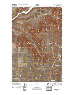 2011 Map of Alameda Flat, 2011 Print