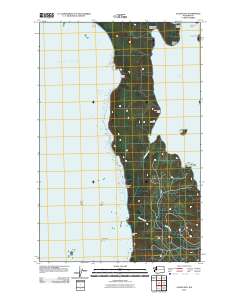 2011 Map of Allens Bay, 2011 Print