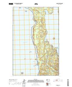 2020 Map of Allens Bay, 2020 Print