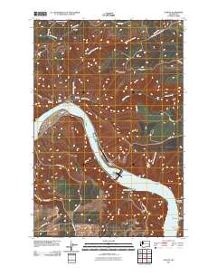 2011 Map of Almota, 2011 Print