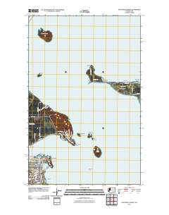 2011 Map of Anacortes North, 2011 Print