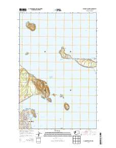 2014 Map of Anacortes North, 2014 Print