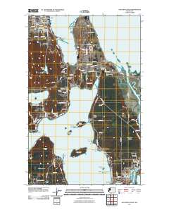 2011 Map of Anacortes South, 2011 Print