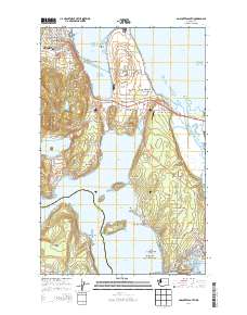 2014 Map of Anacortes South, 2014 Print