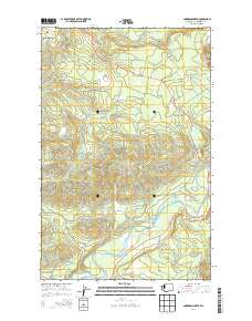 2014 Map of Anderson Creek, 2014 Print