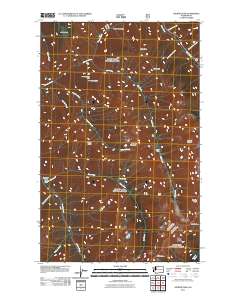 2011 Map of Azurite Peak, 2011 Print