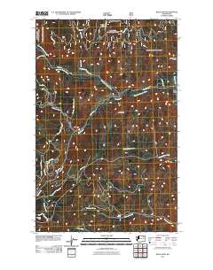2011 Map of Bald Knob, 2011 Print
