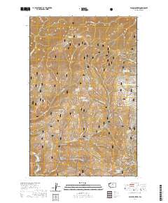 2020 Map of Baldy Mountain, 2020 Print