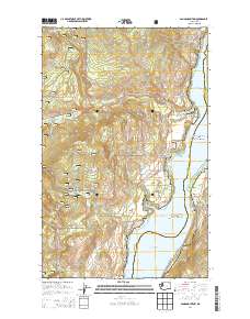 2014 Map of Bangs Mountain, 2014 Print