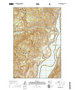 2020 Map of Bangs Mountain, 2020 Print