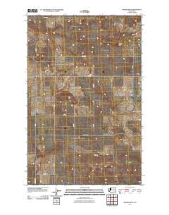 2011 Map of Barnes Butte, 2011 Print